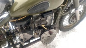 Работа двигателя мотоцикла М-72