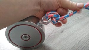Как Привязать Верёвку К Поисковому Магниту. Якорная Петля. Search Magnet.