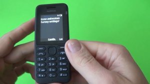 Nokia 130 factory reset