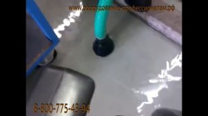 Работа инжекторного насоса для откачки шлама