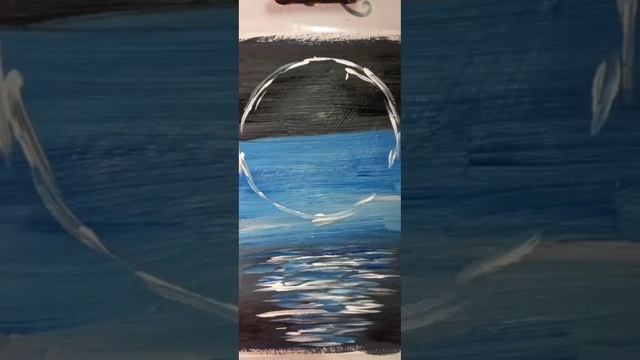 правополушарное рисование с детьми 5 лет "Луна и сакура" смотреть онлайн