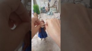 Ватная игрушка! МК бусы и роспись для ватной игрушки!