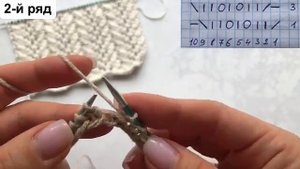 Такой простой узор, а смотрится шикарно! Идеально для летних топов, кофточек, дж.mp4