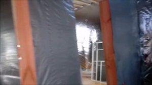 Доступный каркасный дом на склоне, с сауной и верандой