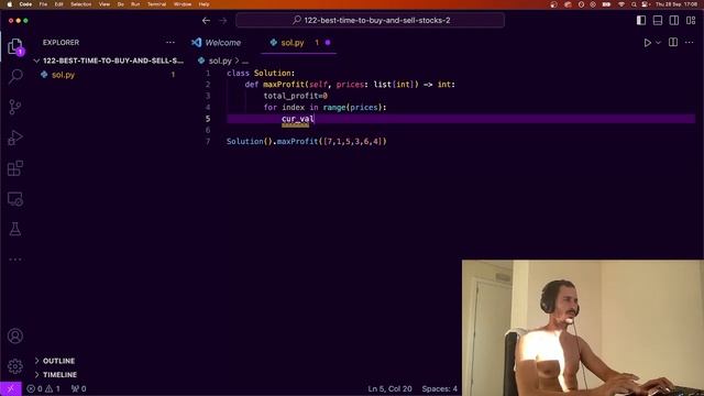 ?Solving All LeetCode Problems with PYTHON ? - 122 Best Time to Buy and Sell Stock II смотреть онлайн