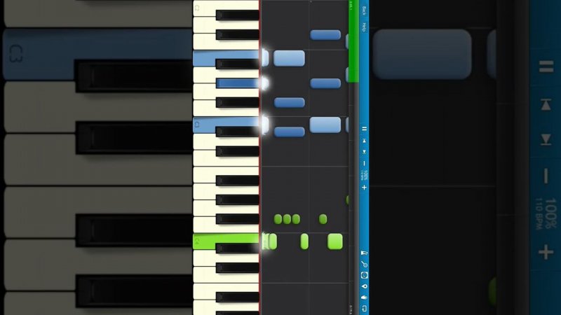 Градусы - Кто Ты? - Как играть на пианино #shorts #pianotutorial #synthesia