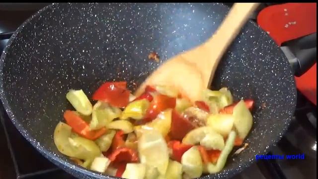 Очень вкусное Соте из баклажан-тушеные баклажаны с овощами  простой рецепт