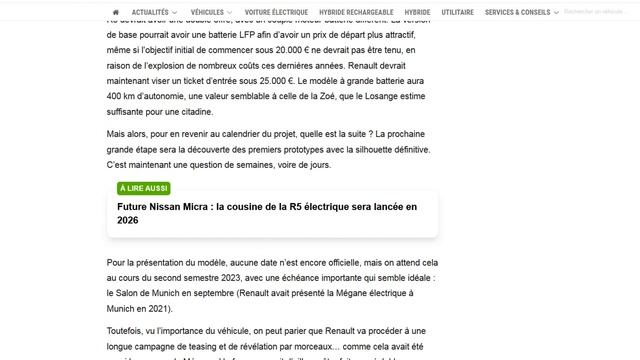 Renault 5 électrique : les délais sont pour l'instant tenus pour une arrivée début 2024 смотреть онлайн