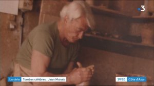 Vallauris (06) : découvrez la tombe originale de Jean Marais (1913 - 1998)