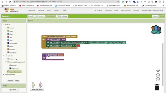 How to Make Pose Estimation App using MIT App Inventor 2 [ Posenet Extension ] смотреть онлайн