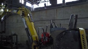 Обзор экскаватор CAT 303 CR (после ремонта)