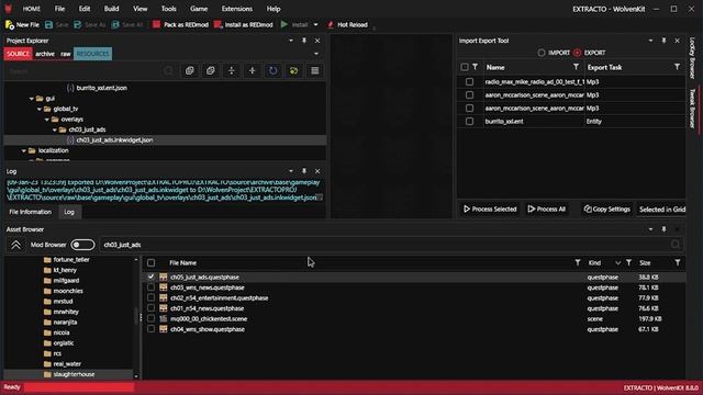 How to Unpack .archive Files in Cyberpunk 2077 (Extract Videos, Audio, Textures, Models)