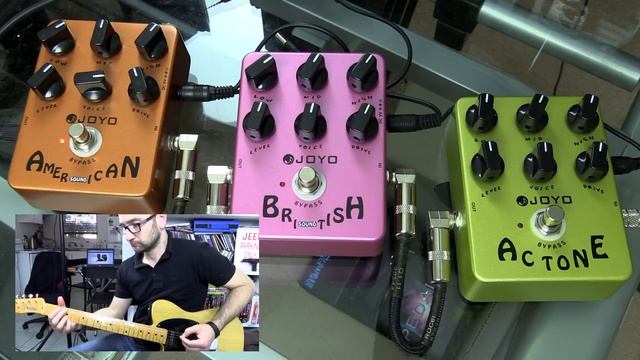 Joyo Fender, Marshall, & Vox Amplifier Pedals смотреть онлайн