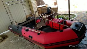 Семейный катерок из обычной ПВХшки.