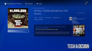 How to get PS Plus: GTA $1,000,000 for GTA Online FREE | PS4 | PlayStation