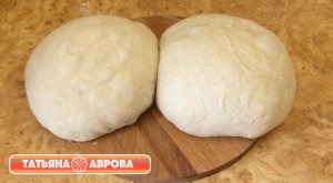 Тесто на пшеничной закваске для несладкой выпечки