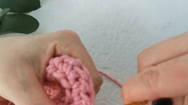 Корзинка из шнура. Ракушка крючком. Подвесная корзинка.