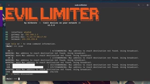 evil limiter إقطع النت أو تحكم في صبيبه في الأجهزة المتصلة بشبكتك смотреть онлайн