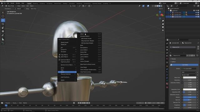 Speed art   Моделирование робота в Blender 3