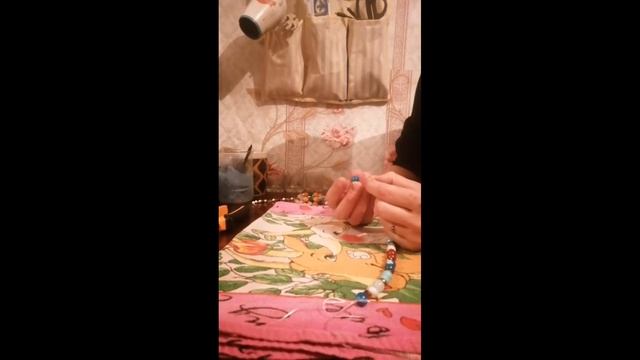 Браслет из натуральных камней, мастер класс первое видио#моёхобби# смотреть онлайн
