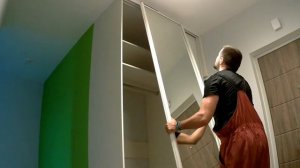 Установка доводчика raumplus в шкаф купе