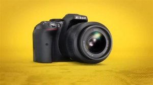 Nikon D5300 DSLR camera with 18-55mm lens