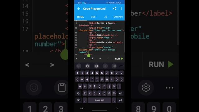 how to create simple form using HTML #html