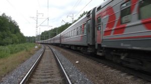 Электровоз ЭП20-052 с поездом №021 Мурманск - Санкт-Петербург