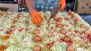 Японская уличная еда - окономияки