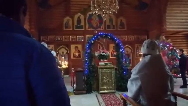 Запорожье.Рождественская служба.Январь 2020.Служит митрополит Запорожский и Мелитопольский Лука
