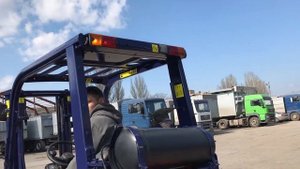 Вилочный газ-бензиновый погрузчик Toyota 40-7FG15 с механической коробкой передач