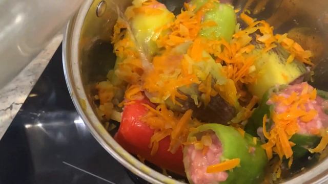 Фаршированный перец/перцы/фаршированные перчики/рецепты/быстрые рецепты/рецепты на каждый день смотреть онлайн