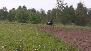 Мтз 152 с бороной