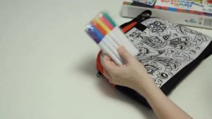 Творческий набоор "Раскрашиваем сумку. Русские узоры", бренд Origami