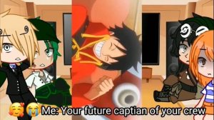 Strawhat pirates [Post Timeskip] react to luffy + their future