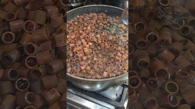 Продолжение очистки медных колечек смотреть онлайн