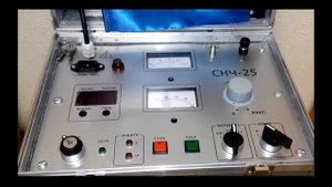 Установка для испытания СПЭ кабелей СНЧ 25КП