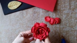 Заколка для волос "РОЗА" /DIY/Anna Shusta