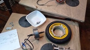 Мотор-колесо GM36V32 самоката аналога Ninebot MAX G30, 350-500 Ватт