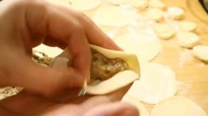 Пельмени по-корейски!  Две начинки.