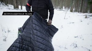 Тактическое ПОНЧО "СТЕЛС" 3в1 с экраном от тепловизора