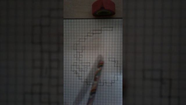 как нарисовать милого котика по клеточкам. видео урок??? смотреть онлайн