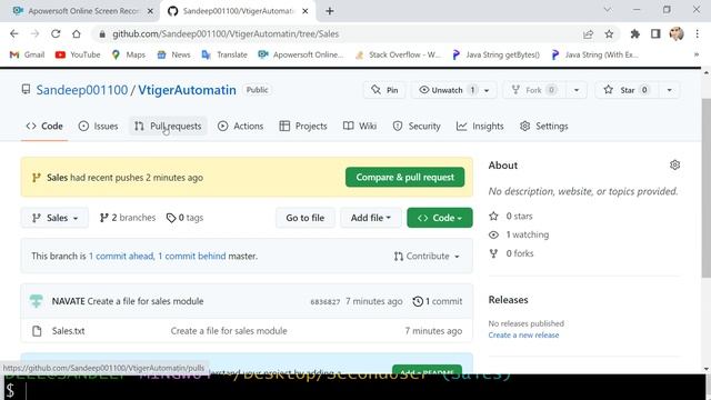 Git hub class 3 || how to post on git hub || local and global server смотреть онлайн