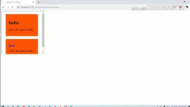 HTML video tutorial - 12 - html iframe tag