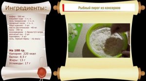 Рыбный пирог из консервов