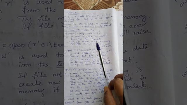 Computer science bhuvaneswari 12 Python - lesson 5 File Modes in Text Files
