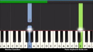 Ray Charles - Georgia On My Mind (Easy Piano Tutorial)