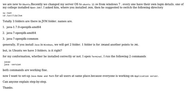Ubuntu: How to setup Java-Home and Path in Ubuntu 12.04? смотреть онлайн