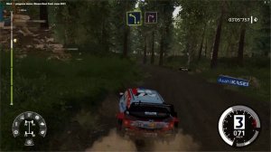 WRC10 keyboard setup and gravel gameplay