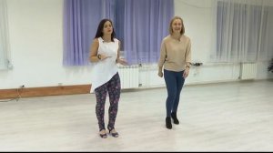 Прямое включение. Основные шаги и движения танца меренге